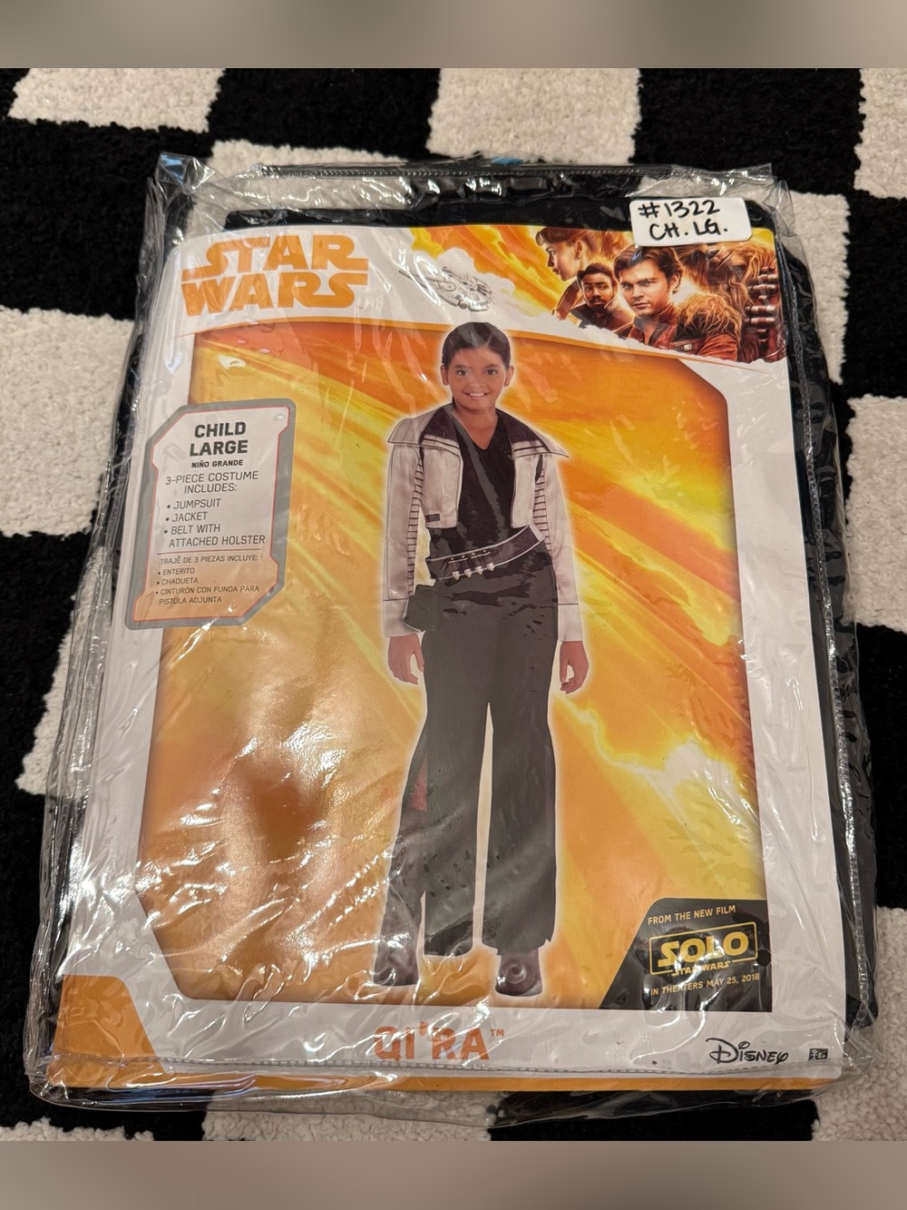 NWT Star Wars Solo Qi’ra Costume Child Size Large